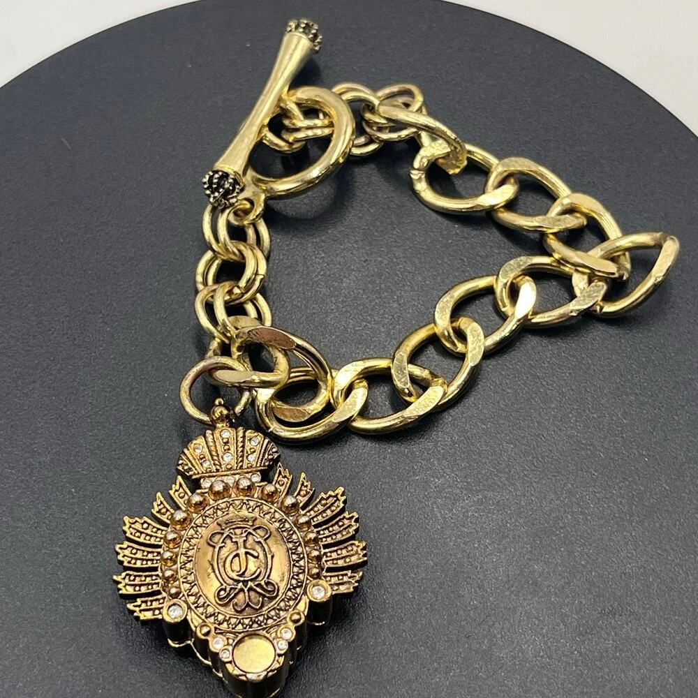 Juicy Couture  "Couture‎ Couture" Save The Queen Perfume Bracelet Charm Bracelet
